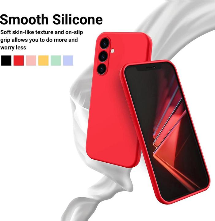 Immagine prodotto RPD Samsung Galaxy S20 Plus - Silikon Schutzhülle, rot (Samsung Galaxy S20+ 5G, Samsung Galaxy S20+)