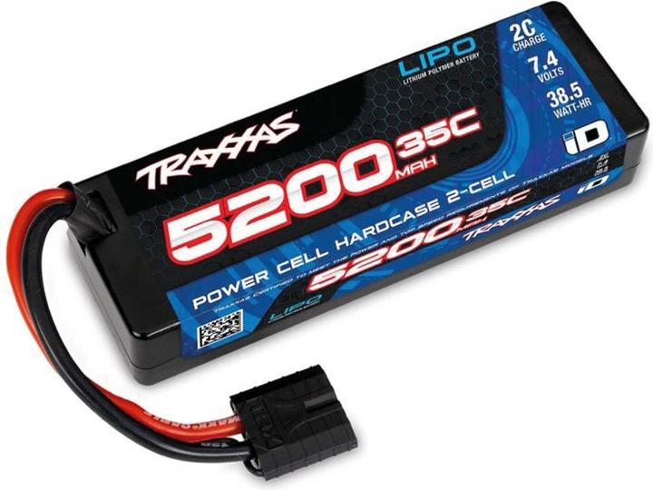 Image du produit Traxxas LiPo Power Cell 5200mAh 7,4V 2s 35C Hardcase mit ID-Stecker (L139xH25xB47mm) (7.40 V, 5200 mAh)