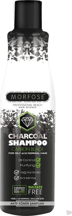 Actual product image Morfose Charcoal Shampoo Carbon Black 500ml (500 ml)
