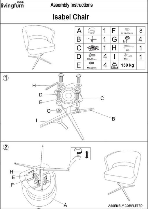Produktbild Livingfurn Chairs