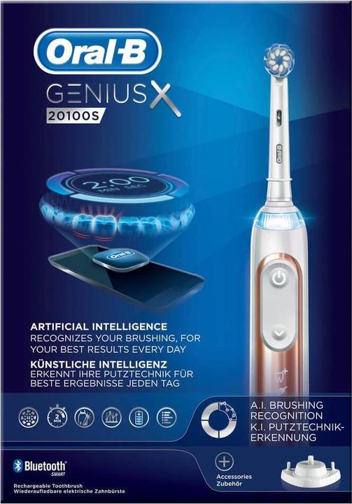 Actual product image Oral-B Genius X with artificial intelligence (Oscillating toothbrush)