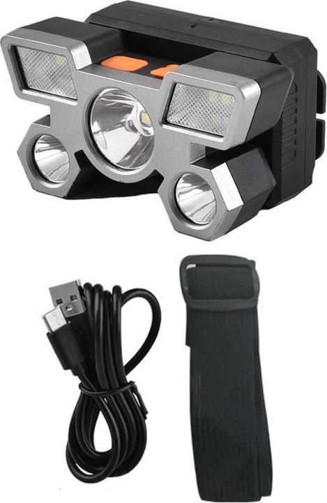 Image du produit Lean Toys LED-Stirnlampe, 4 Modi, wasserdicht (800 lm)