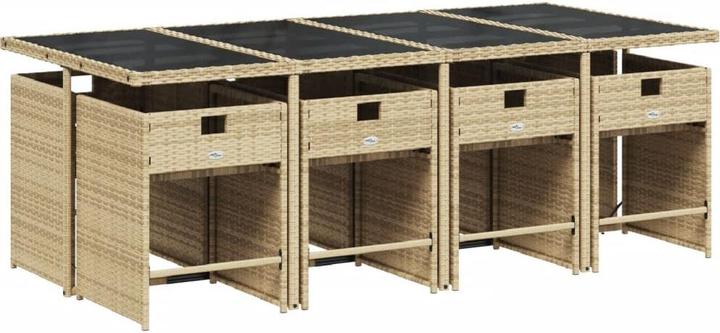 Produktbild vidaXL Garten Essgruppe (220 x 106 x 73 cm)