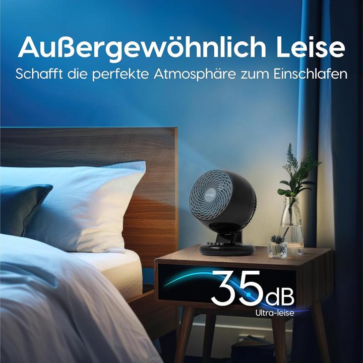 Actual product image Iris Ohyama Woozoo Circulator PCF-M18 black