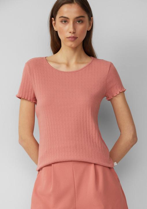 Immagine prodotto S.Oliver T-Shirt T-Shirt mit Ajour-Muster (XL)