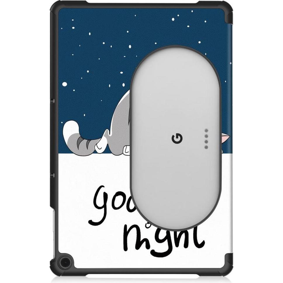 Thumbnail - Cover-Discount Google Pixel Tablet - Tri-fold Smart Case Good Night (Google Pixel Tablet), Tablet Hülle, Grau