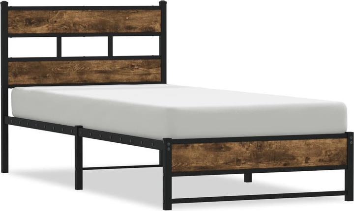 VidaXL Metallbett Bett Lattenrost Doppelbett Bettgestell ohne Matratze 160x200cm (160 x 200 cm)
