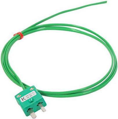 Actual product image RND Thermocouple with mini plug, hermetically sealed, 1 m 260°C type K (1 m)