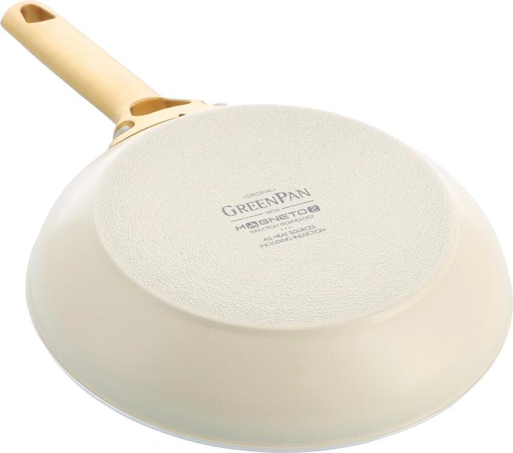 Actual product image Greenpan Padova Cream White 2-delige Pannenset (Frying pan, Pan set + pot set, Aluminium, 20 x 48.20 cm)