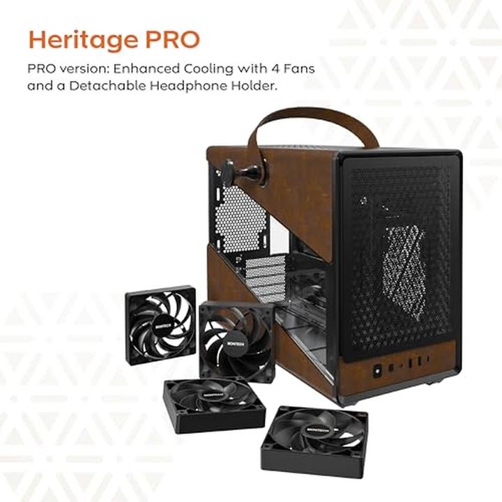 Actual product image Montech Heritage (Mini-ITX, mATX)