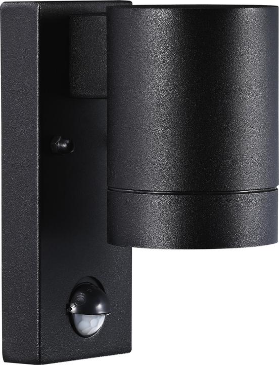 Actual product image Nordlux Tin Maxi, wall lamp w sensor, black (GU10, IP54)