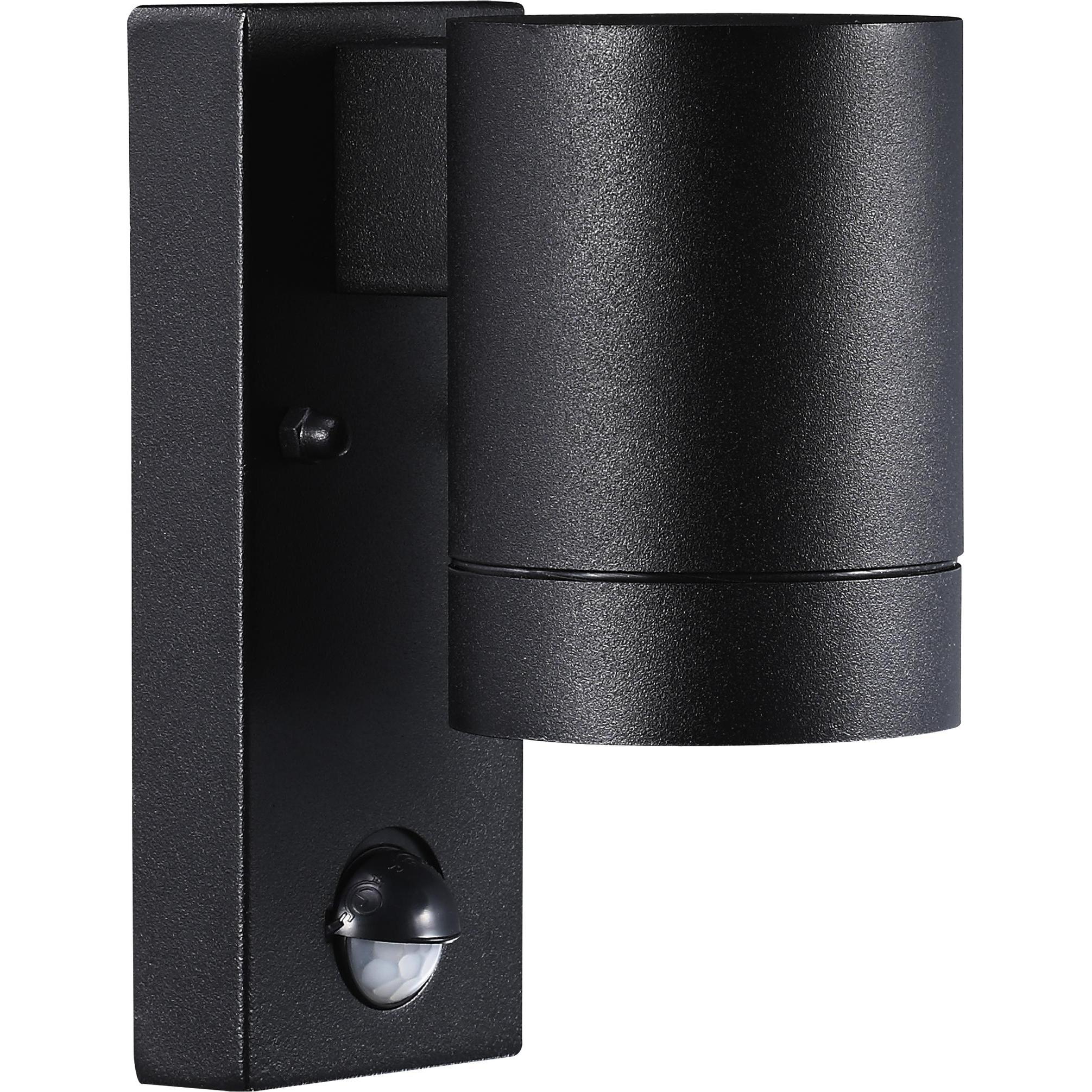 Nordlux, Gartenbeleuchtung, Tin Maxi, Wandleuchte m Sensor, Schwarz (GU10, IP54)
