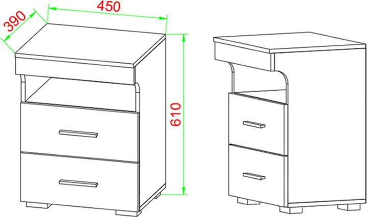 Produktbild VCM Slepal (45 x 39 x 61 cm)