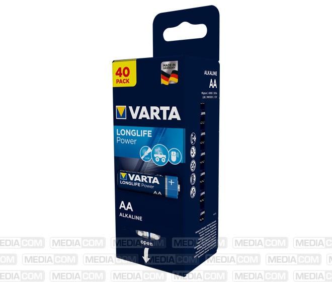 Actual product image Varta Mignon - battery 40 x AA / LR6 - alkaline manganese (40 pcs., AA, 2960 mAh)