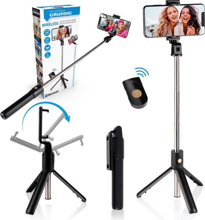 Actual product image Grundig Selfie stick BT & tripod