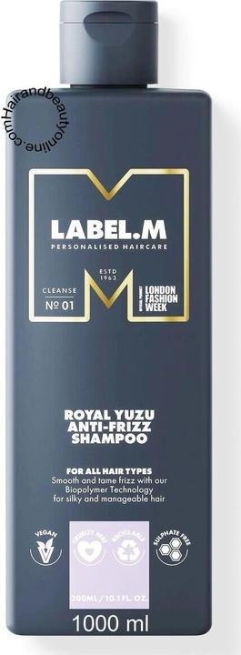 Immagine prodotto Label.M Royal Yuzu Shampoo anticrespo 1000ml (1000 ml, Shampoo liquido)