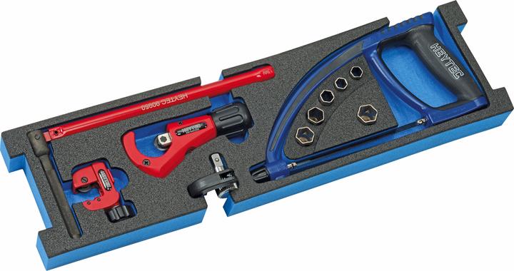 Actual product image HEYTEC Sanitary toolbox with modules (77 pieces)