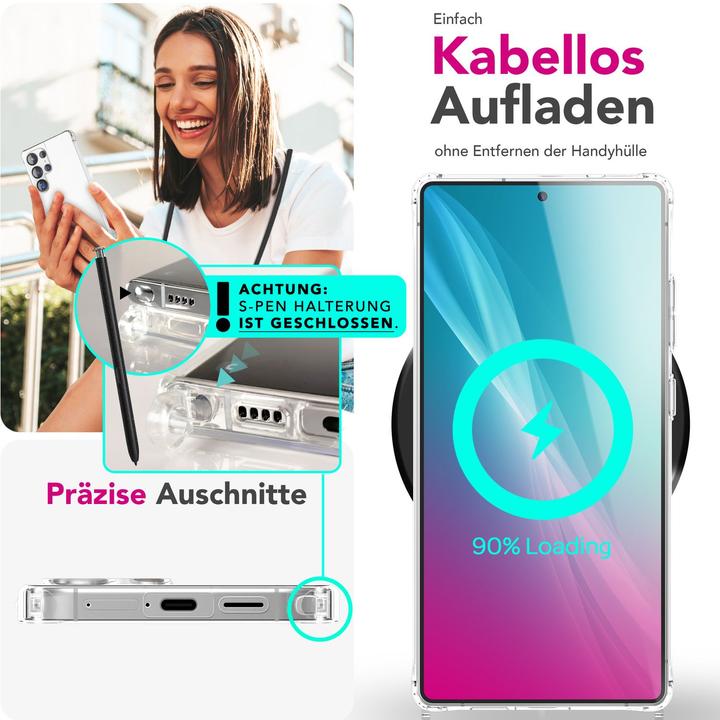 Immagine prodotto Nalia Hangit - Klare Hülle mit Band zum Umhängen - Crossbody Lanyard Hardcover