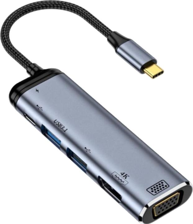 Actual product image PowerGuard USB-C Hub (USB-C, 6 Ports)