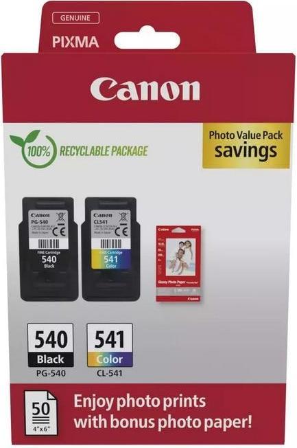Produktbild Canon PG-540 / CL-541 Photo Cube Value Pack PP-201 13x13 cm 40 Bl (BK, C, M, Y)