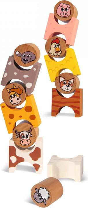 Actual product image Eichhorn Stacking game farm