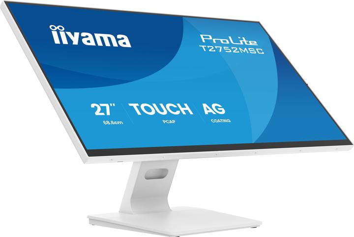 Image du produit iiyama 27" WHITE IPS Optical Bonded PCAP, 10P T (1920 x 1080 pixels, 27")