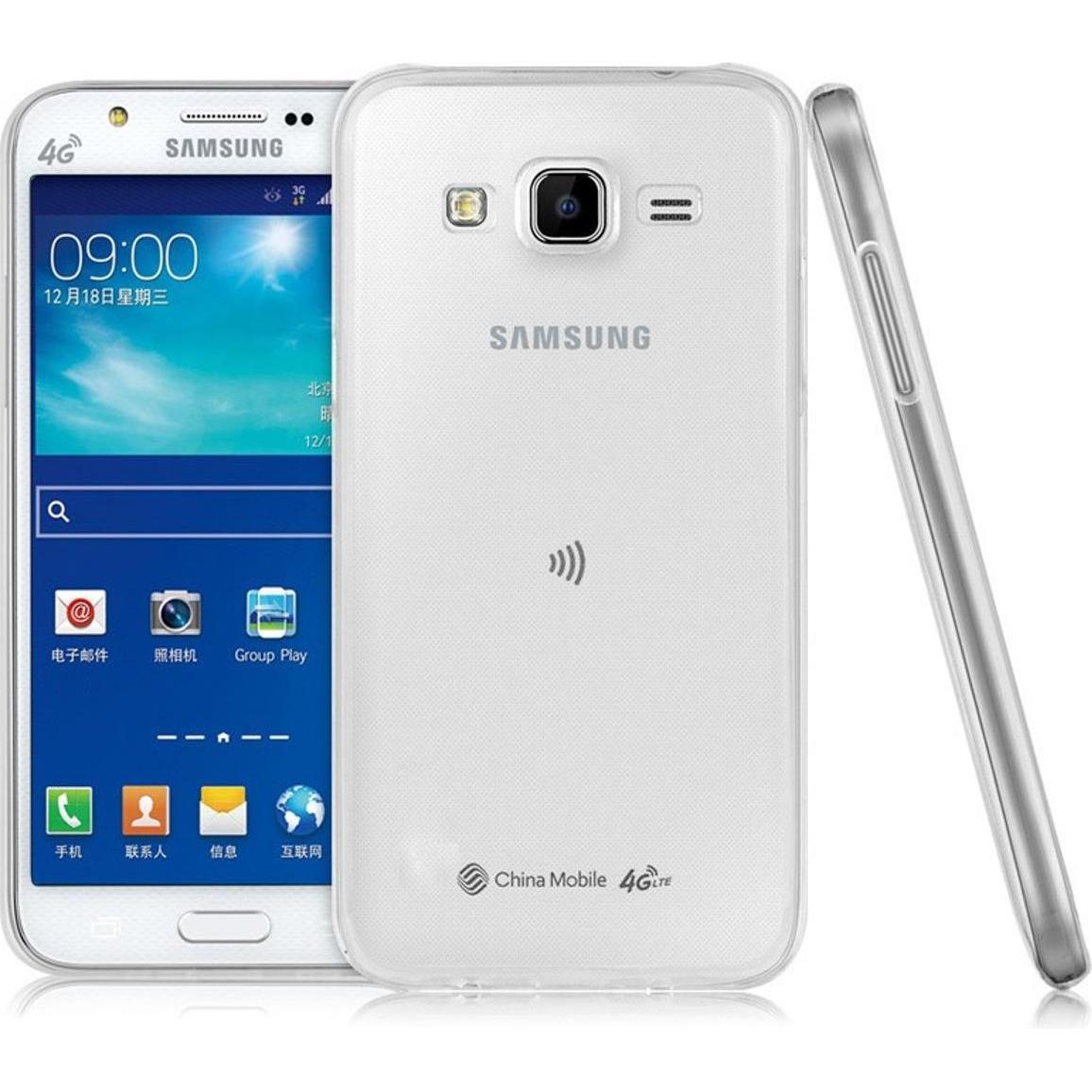 König Design Handyhülle für Samsung Galaxy J5 (2015) Schutzcase Backcover Bumper Transparent (Samsung Galaxy J5), Smartp...