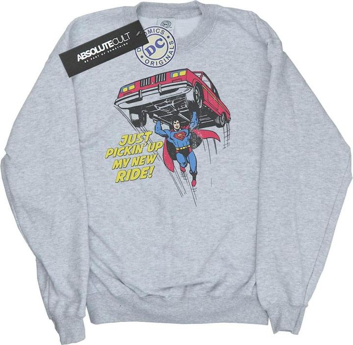 Actual product image Boys Superman New Ride Sweatshirt (140, 146)