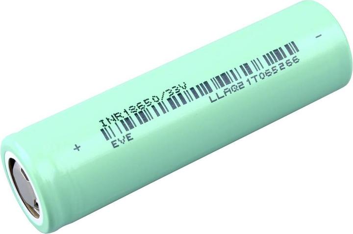 Image du produit Eve INR18650/33V Accumulateur spécial 18650 Flat-Top, haute intensité Li-Ion 3.6 V 3200 mAh (3.60 V, 3200 mAh)