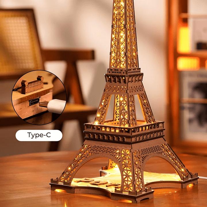 Image du produit Rolife Nuit à la Tour Eiffel - Modèle en bois