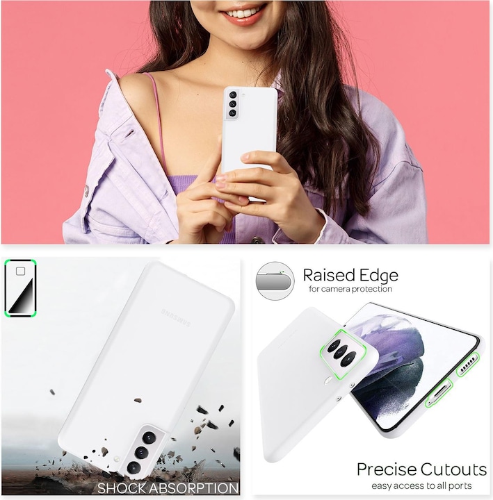 Actual product image Nalia Ultra Thin Hardcase (Samsung Galaxy S21+)