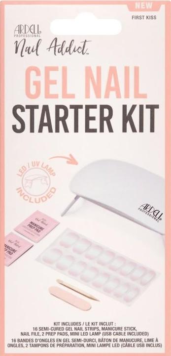 Immagine prodotto Ardell Nail Addict - Starter Kit Gel Primo Bacio (Pink, Smalto per unghie effetto gel)