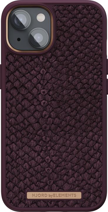 Image du produit Njord Étui rigide Salm.Leather Magsafe orange (Apple iPhone 14)