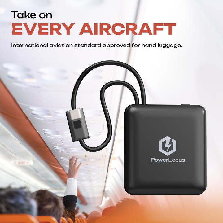 Image du produit PowerLocus PLB-X Portable Power Bank 10000mAh black (10000 mAh)