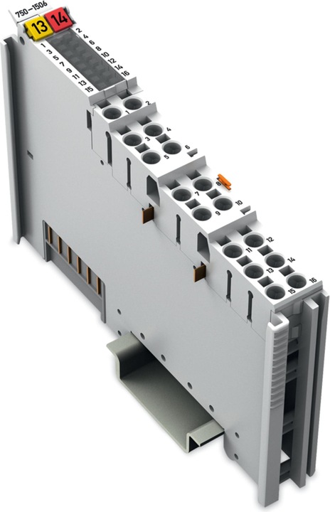Actual product image Wago Digital I/O Module DC Series 750 18-31.2V 750-1506