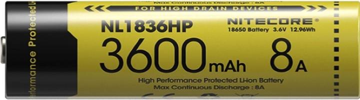 Produktbild Nitecore Li-Ion Akku 18650 - 3600mAh - NL1836HP