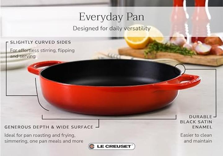 Actual product image Le Creuset Every Day Pan (28 cm, Frying pan, Cast iron)