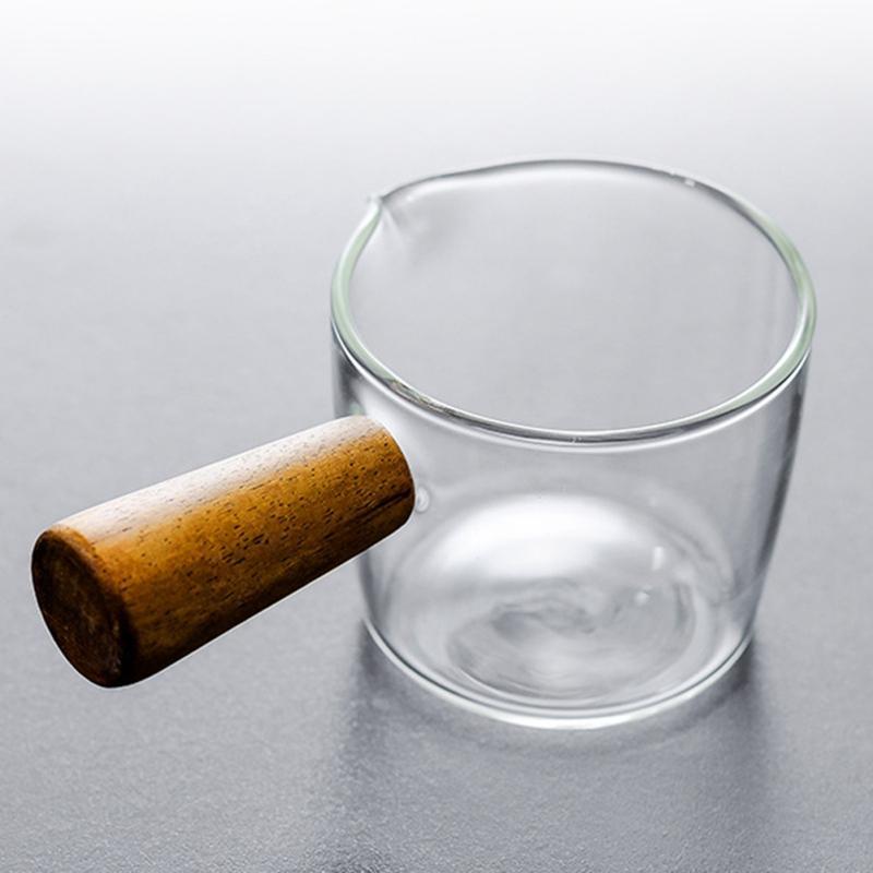 Thumbnail - JTI, Tasse, Glasbecher mit Holzgriff - 100 ml (100 ml, 1 x)