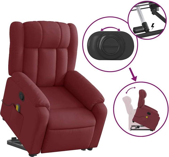 Image du produit vidaXL Massagesessel mit Aufstehhilfe