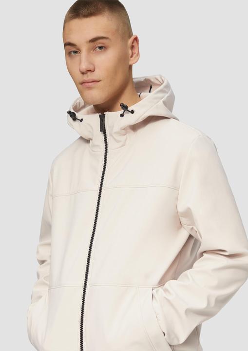 Produktbild S.Oliver Outdoor-Jacke Softshelljacke mit Kapuze und Rippbündchen (XXL)