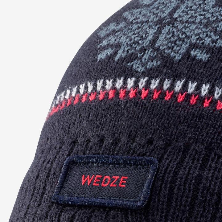 Immagine prodotto Wedze Cappello da sci per bambini fiocchi di neve - jacquard blu