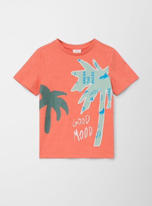 S.Oliver T-Shirt Baumwollshirt mit Print (92)
