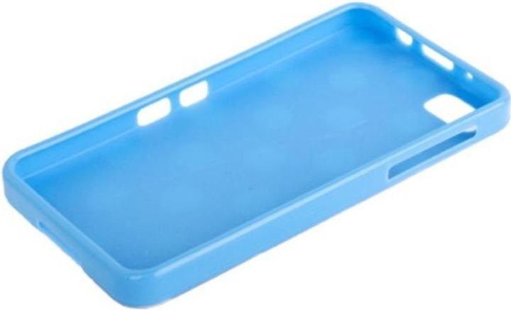 Actual product image König Design Protective cover TPU dots Case for mobile Blackberry Z10 blue (Blackberry Z10)