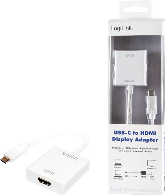 Produktbild LogiLink USB Typ-C zu (HDMI, 4.50 cm)