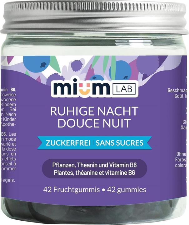 Produktbild Mium Lab Vitamingummis Ruhige Nacht (42 Stück, Gummies, 140 g)