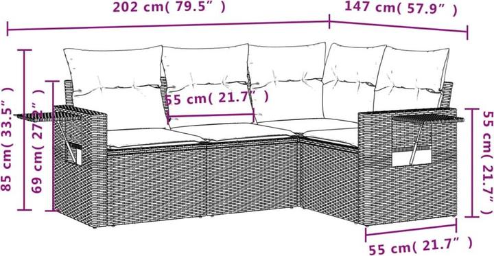 Produktbild vidaXL Reagan