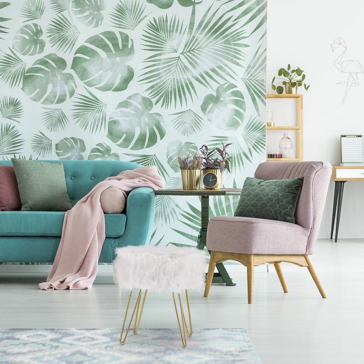 Produktbild Relaxdays Fellhocker