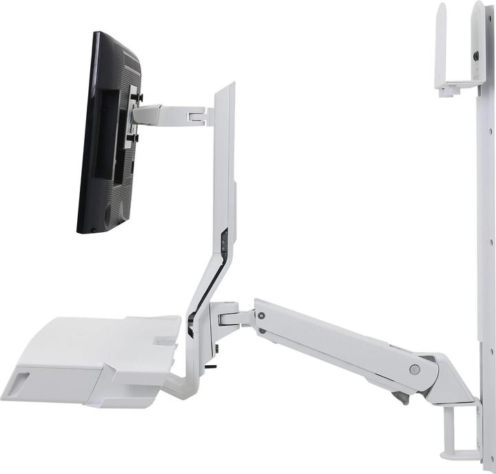 Produktbild Ergotron SV Combo System with Worksurface & Pan, Small CPU Holder - Befestigungskit (CPU- (Wand, 20", 14.50 kg)