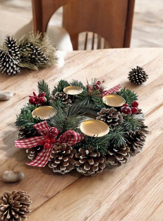 Produktbild GuGus Weihnachtskranz dekoriert