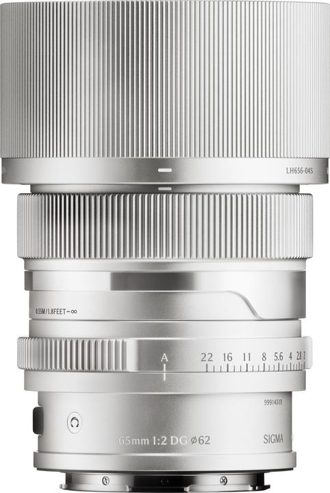 Immagine prodotto Sigma 65mm F2,0 DG | Contemporary (L-Mount) (Silver) (L-mount, Full-frame)